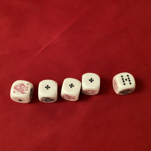 French poker dices set - Picture 7 of 8